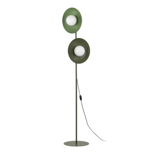 Lampa podłogowa Slate Mix Glass Zielony 2x G9 - TK Lighting