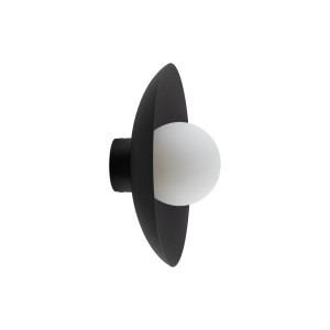 Kinkiet Slate Black Glass 1x G9 - TK Lighting