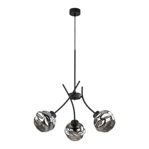 Lampa wisząca Zulia Czarny 3x E27 - TK Lighting
