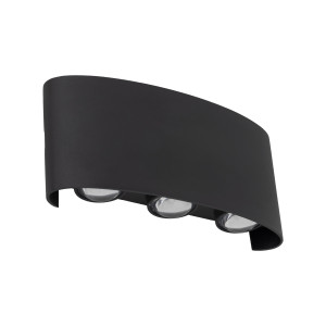 Kinkiet Arrow Black 6x LED - TK Lighting