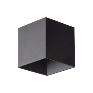 Kinkiet Cube Black 2x LED - TK Lighting