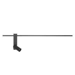 Kinkiet Easy Left czarny 2 pkt GU10 R35 i LED zintegrowany - Nowodvorski