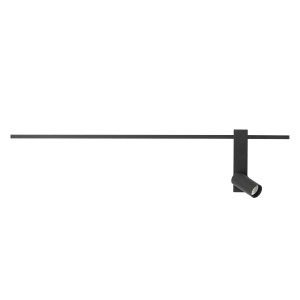 Kinkiet Easy Right czarny 2 pkt GU10 R35 i LED zintegrowany - Nowodvorski