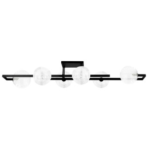 Lampa wisząca PARMA K-5762 Transparentny, czarny 6 źr., G9, 10W LED - Kaja