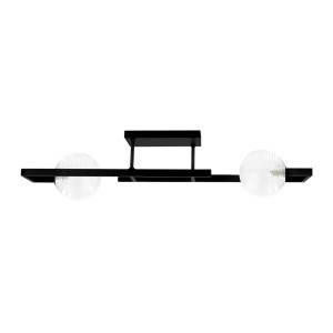 Lampa wisząca PARMA K-5760 Transparentny, czarny 2 źr., G9, 10W LED - Kaja