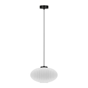 Lampa wisząca PESO K-5670 Biały, czarny 1 źr., E27, 15W LED - Kaja