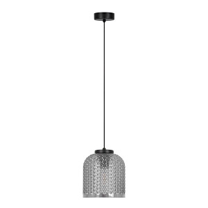 Lampa wisząca INGA K-5630 Grafitowy, czarny 1 źr., E27, 15W LED - Kaja