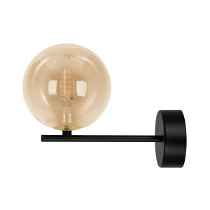 Kinkiet GALAXY K-5563 Czarny, złoty, bursztyn 1 źr., G9, 10W LED - Kaja