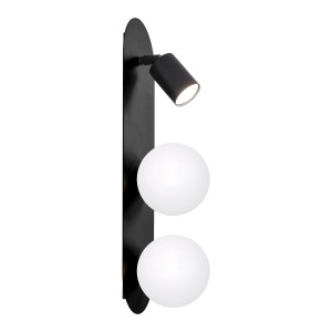 Kinkiet ARIES K-5481 Czarny, biały 3 źr., GU10 + G9, 10W LED - Kaja