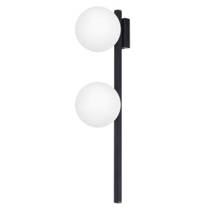 Kinkiet KORFU K-5463 Czarny, biały 2 źr., G9, 10W LED - Kaja