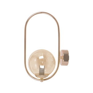 Kinkiet SVEN K-5398 Złoty, bursztynowy 1 źr., E14, 10W LED - Kaja