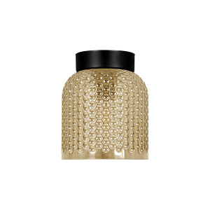 Lampa sufitowa CAPRI K-5622 Bursztynowy, czarny 1 źr., E27, 15W LED - Kaja