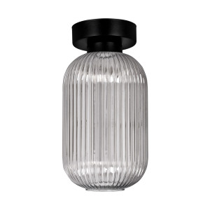 Lampa sufitowa SILVA K-5752 Grafitowy, czarny 1 źr., E27, 15W LED - Kaja