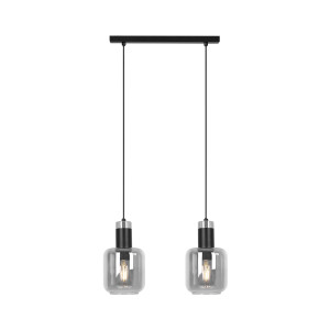 Lampa wisząca DENIS K-5261 Czarny, grafitowy 2 źr., E27, 15W LED - Kaja