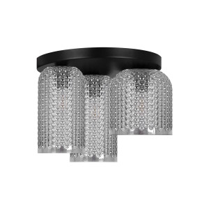 Lampa sufitowa INGA K-5635 Grafitowy, czarny 3 źr., E27, 15W LED - Kaja