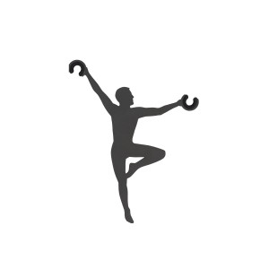 Akcesorium Acrobat jedwabisty grafit - Nowodvorski