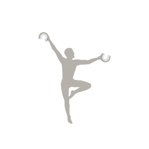 Akcesorium Acrobat jedwabisty szary - Nowodvorski