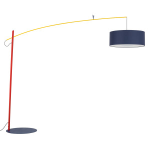 Lampa podłogowa Poise B granatowy 1 pkt E27 - Nowodvorski