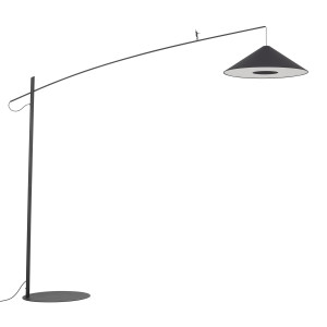 Lampa stojąca POISE black A 1xE27 czarna 11768 Nowodvorski