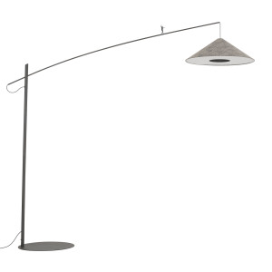 Lampa stojąca POISE umbra gray A 1xE27 szara 11767 Nowodvorski