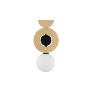 Klosz CAMELEON DROPS WOOD A naturalne drewno 12427 Nowodvorski