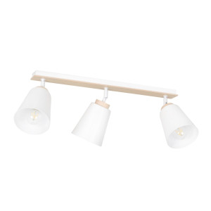 Lampa sufitowa Emibig Atlas 3 biała 3×E27