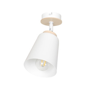 Lampa sufitowa Emibig Atlas biała 1×E27