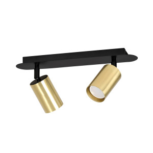Lampa sufitowa Emibig Zen 2 czarna 2×GU10