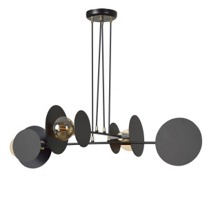 Lampa wisząca Emibig Idea 4 czarna 4×E27