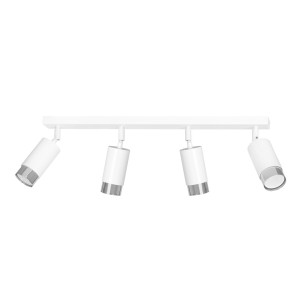 Lampa sufitowa Emibig Hiro 4 biała z chromem 4×GU10