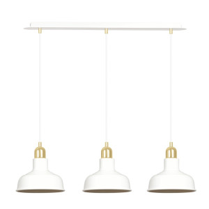 Lampa wisząca Emibig Ibor 3 biała 3×E27