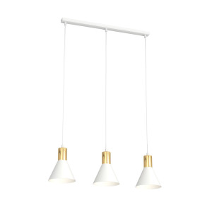 Lampa wisząca Emibig Rosa 3 biała 3×E27