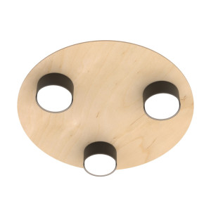 Lampa wisząca Emibig Pixo 3 czarna 3×GX53