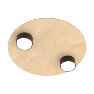 Lampa wisząca Emibig Pixo 2 czarna 2×GX53