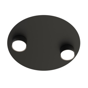 Lampa wisząca Emibig Bolx 2 czarna 2×GX53