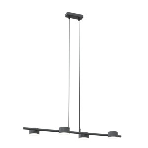 Lampa wisząca Emibig Sora 4 czarna 4×GX53
