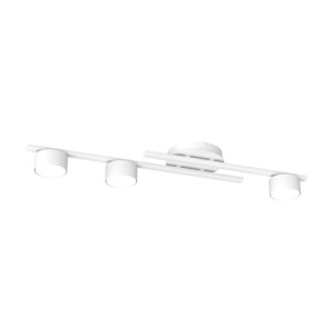 Lampa sufitowa Emibig Fragment biała z cylindrycznymi kloszami