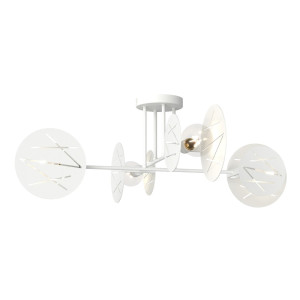 Lampa sufitowa Emibig Frick 4 biała 4×E27