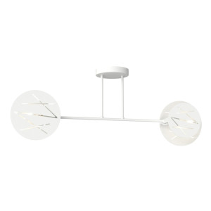 Lampa sufitowa Emibig Frick 2 biała 2×E27