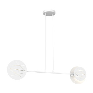 Lampa wisząca Emibig Xotic 2 biała 2×E27