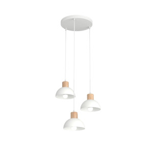 Lampa wisząca Emibig Seco 3 Premium biała 3×E27