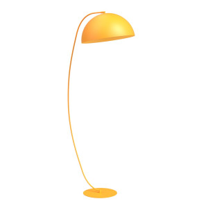 Lampa podłogowa Emibig Arcos żółta/pomarańczowa z kloszem kopułą