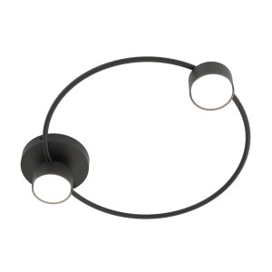 Lampa sufitowa Emibig Lucio 2 czarna 2×GX53