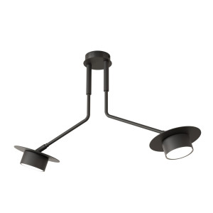 Lampa wisząca Emibig Mizu 2 czarna 2×GX53