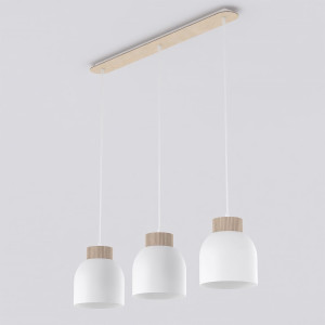 Lampa wisząca Emibig Vigo 3 biała 3×E27