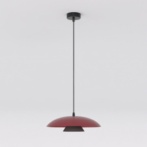 Lampa wisząca Emibig Babel burgundowa 1×GX53