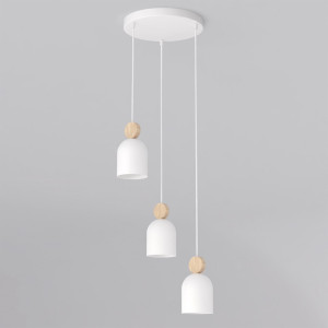 Lampa wisząca Emibig Mesi 3 Premium biała GU10