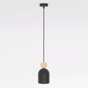 Lampa wisząca Emibig Mesi 1 czarna GU10