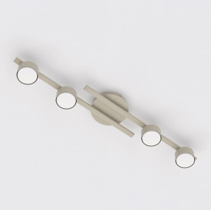 Lampa sufitowa Emibig Fragment beżowa 4×GX53