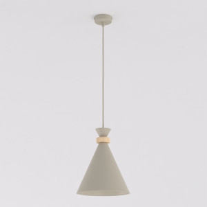 Lampa wisząca Emibig Zero 1 beżowa E27